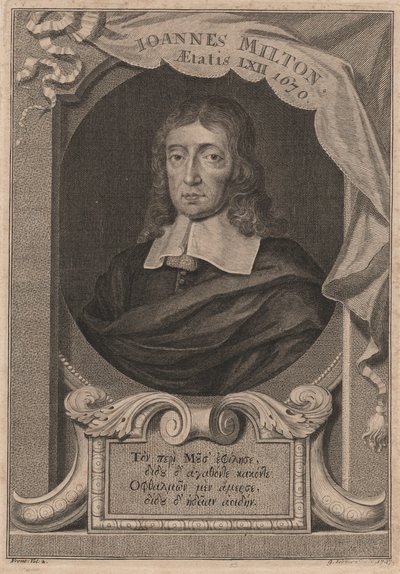 John Milton, 1747 by George Vertue